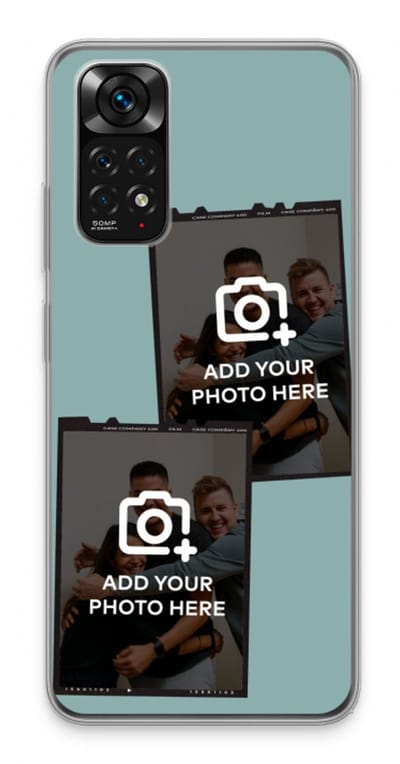 Gepersonaliseerd - Case Company® - Hoesje geschikt voor Xiaomi Redmi Note 11 hoesje - Polaroid Zwart - Soft Cover Telefoonhoesje - Bescherming aan alle Kanten en Schermrand