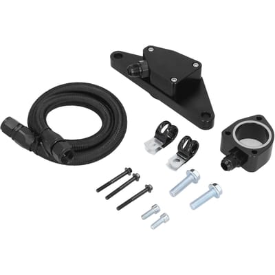 Koelvloeistof Bypass Nylon Slang Kit Vervanging voor Dodge Ram 6.7 6.7L Cummins 2007.5‑2018 black