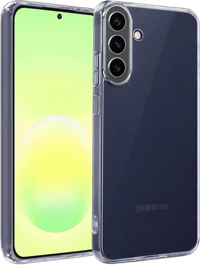Hoesje - Geschikt voor Samsung Galaxy A57 - Sterk & Shockproof - Hoes Cover - Siliconen Case - Telefoonhoesjes - Transparant