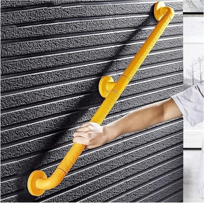 Badkamer Trapleuning - Antislip Greep - Veiligheid Binnen Buiten - Gecoat RVS Materiaal - 30CM Lengte - Wit
