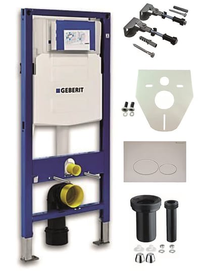 Geberit UP-320 Inbouwreservoir met Drukplaat - Wit