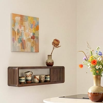 Wandrek Ponti – Gerecycled Teakhout – Modern Design – Bruin
