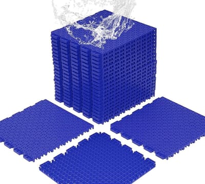 Antislip Sportvloertegels voor Buiten Sportvelden en Terrassen - Blauw