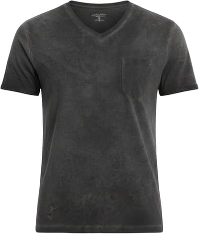 OMBRE T-shirt - Regular Fit - Katoen - Korte Mouw Zwart S