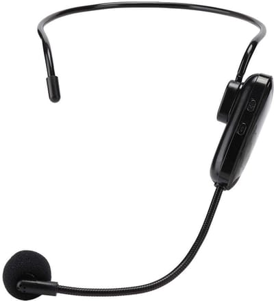 Golden crown - Draadloze Microfoon - Professionele Clip-On Microfoon - Geschikt voor Lessen en Toespraken - UHF Technologie - 2-Weg Communicatie - Lithi...