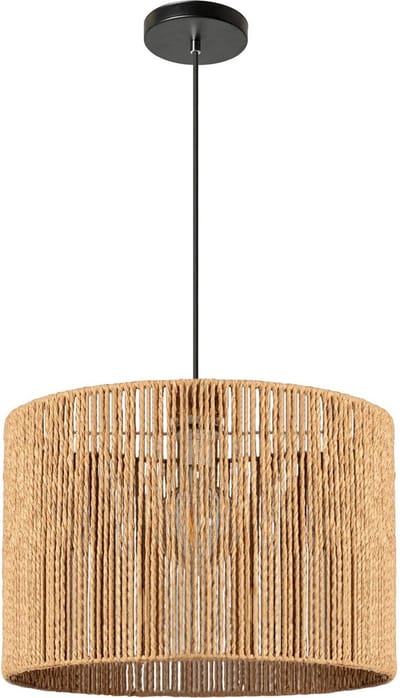 Toolight App1325-1Cp Hanglamp Bruin 40X40X22Cm