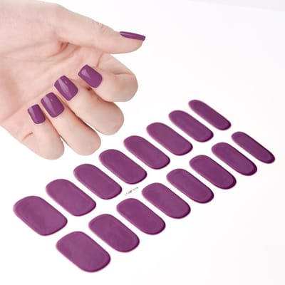 Semi-uitgeharde gelnagelstrips Nagelversterkende gelschuif Langdurige waterdichte UV-gelnagelstickers
