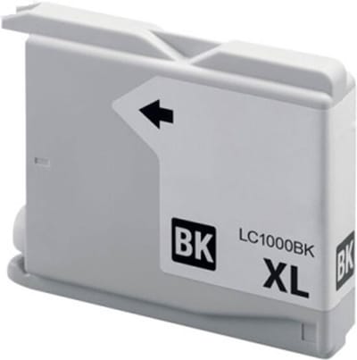 LC-1000 XL Zwart- Huismerk inktcartrigde compatible met Brother DCP 130C \ DCP 330C \ DCP 350C \ DCP 357C \ DCP 540CN \ DCP 560CN \ DCP 750CW \ DCP 770CW \ MFC 240C \ MFC 3360C \ MFC 440CN \ MFC 465CN \ MFC 5460CN \ MFC 5860CN \ MFC 660CN