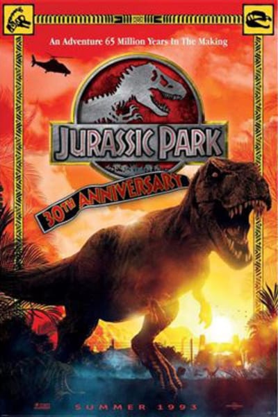 Poster Jurassic Park - 30Th Anniversary 61x91,5cm