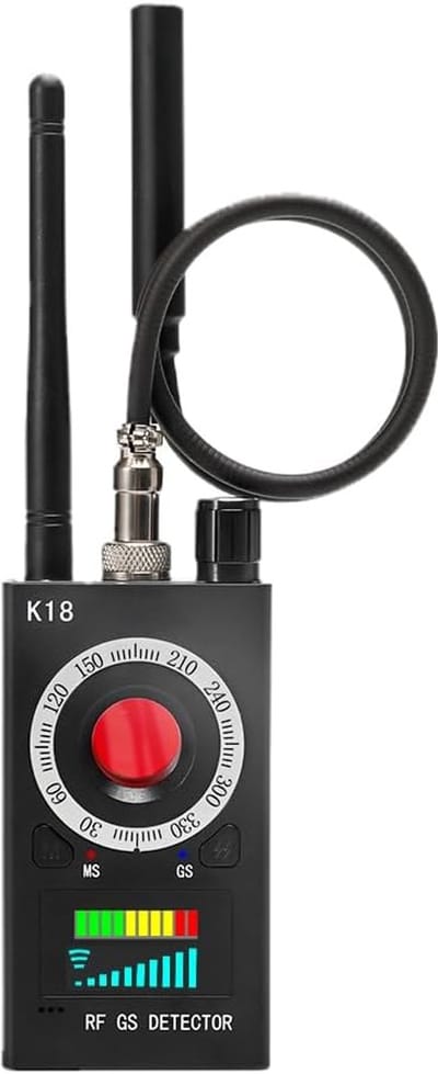 Detector RF draadloos, verborgen cameradetector voor GSM-tracker en afluisterapparaten, bedwantfinder, infrarood en sterke magnetische detector