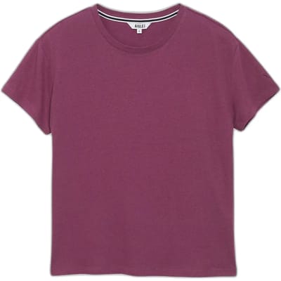 T-shirt met ronde hals van katoen en linnen voor dames Aigle