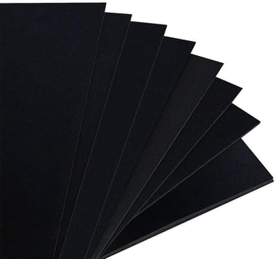 Plastic Platen - Stijve Platen - Modelbouw Ambachten - Mat Krasbestendig - 200x300mm 10 Stuks - Zwart