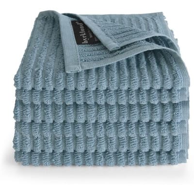 Byrklund Vaatdoek Clean Up Blauw - Set van 6 - 100% Katoen - 30x30 cm - Hoge Absorptie & Kleurecht