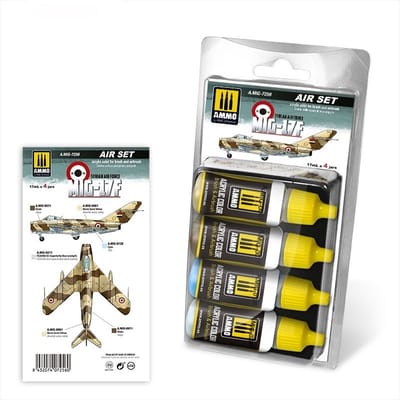 AMMO by Mig Jimenez Hobbyverf Acrylverf - MIG 7256 MIG-17F Syrian Air Force - Acryl Set Verf set