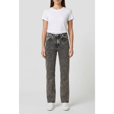 Karl Lagerfeld Straight W/ Slit Acid Dark Grey Taglia: W26L30 | Jeans straight fit Outlet | Donna | Grigio