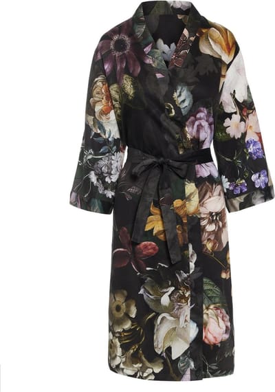 Essenza Sarai Fleur Festive Kimono Blooming Black - XS