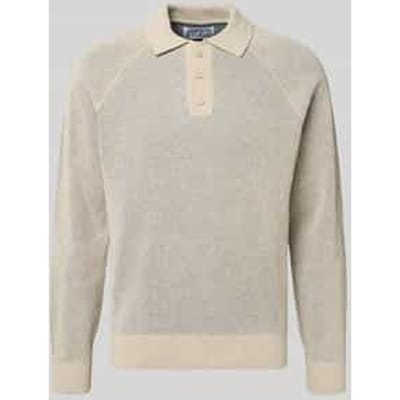 Gebreide pullover met polokraag