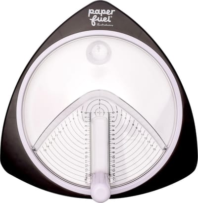 Paperfuel Cirkelsnijder Zwart Incl. Reservemesjes
