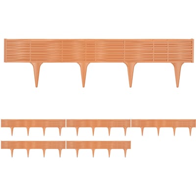 Deuba Borderrand - 11,7m Kunststof Weerbestendig - Terracotta