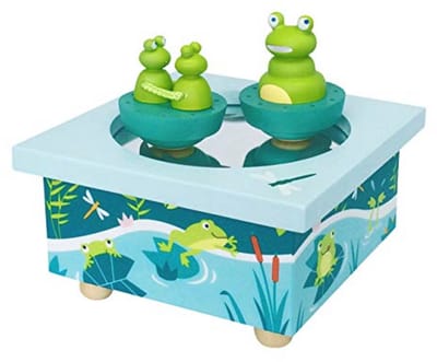 Muziekdoos met Dansende Figuren en Kikkers voor Kinderen