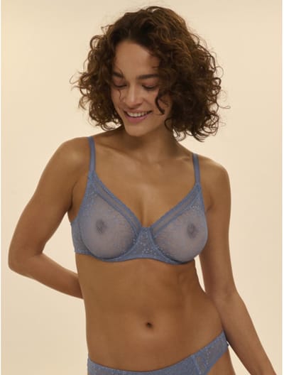 Simone Pérèle Comete Beugel BH Chambray Blue Blauw 75 C