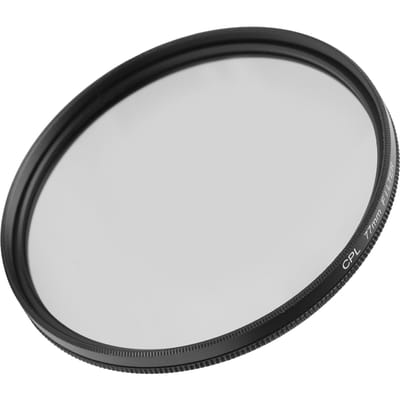 Junestar DSLR Camera Lens Polariserend Filter CPL Polarisator voor CanonNikonSonyOlympusFuji72mm 77mm / 3.03in white
