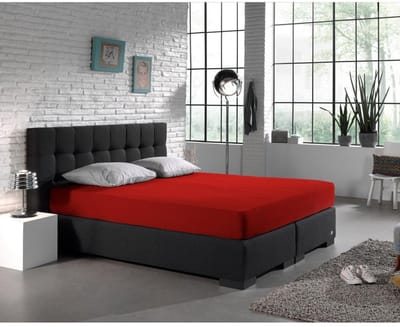 Dreamhouse Dubbel Jersey Hoeslaken – 140x200/220 – Rood – Lekker Zacht