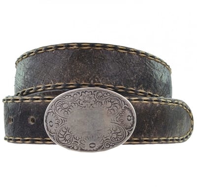 Sendra leren riem 8324 bruin/antiek