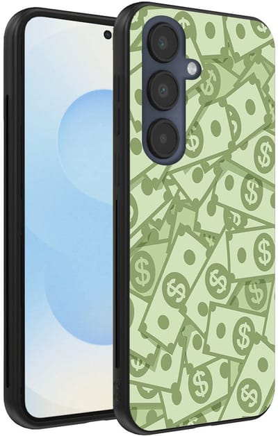 Smartphonica Telefoonhoesje Geschikt voor Samsung Galaxy S25 met Geld Opdruk - TPU Backcover Case With Money Design geschikt voor Samsung Galaxy S25