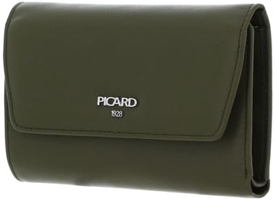 PICARD Leren portemonnee Bingo Flap Wallet Olive olijfgroen