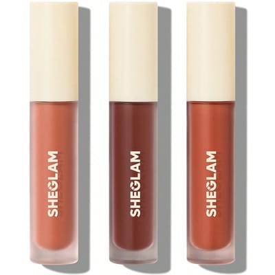 Matte Allure Mini Vloeibare Lippenstift Set-Nude Beach Merk Beauty Cosmetica Make-Up Voor Vrouwen En Meisjes