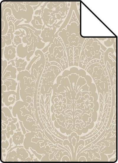Proefstaal ESTAhome behang ornamenten beige - 26.5 x 21 cm - 139631-S