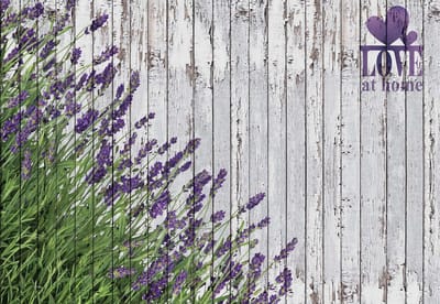 Fotobehang Lavendar Wood Planks | XL - 208cm x 146cm | 130g/m2 Vlies