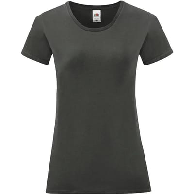 Dames-T-shirt Fruit of the Loom Iconic 150