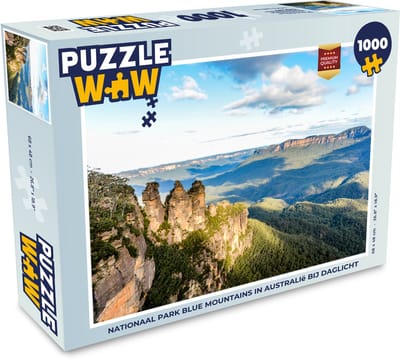 Puzzel Nationaal park Blue Mountains in Australië bij daglicht - Legpuzzel - Puzzel 1000 stukjes volwassenen