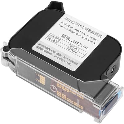 Zwarte sneldrogende inktcartridges voor de 530 handheld datumcoder inkjetprinter
