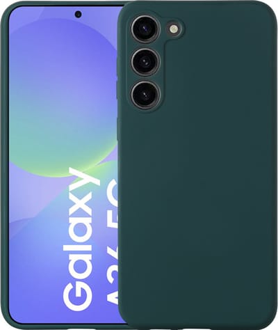 Hoesje geschikt voor Samsung Galaxy A36 hoesje zacht siliconen- Arara backcover - Pine Groen