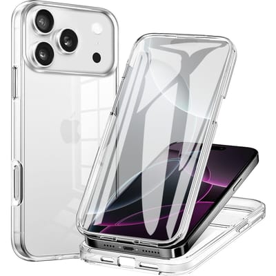 360° Volledige Lichaams Dubbelzijdige Bescherming Heldere Hoes Voor Voor Iphone 17 Air 16 E 15 14 Plus 13 12 Mini 11 Pro Max Bumper Schokbestendige Cover iPhone 14