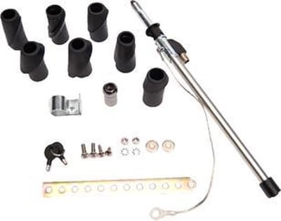 Antenne AM/FM inbouw tbv Mercedes  Opel chroom