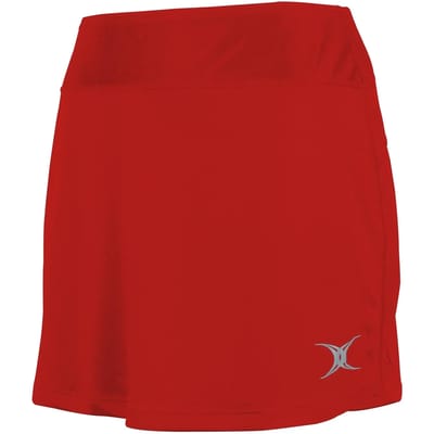 Gilbert Netball Eclipse Skort - W 10 - Rood