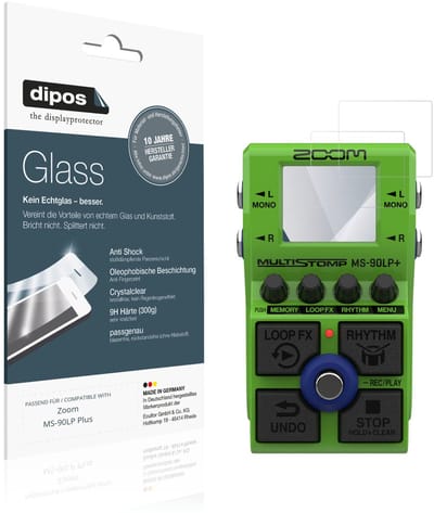 dipos – 2x Pantserfolie geschikt voor Zoom MS-90LP Plus | 9H Screenprotector