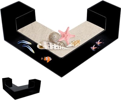 Tunneldecoratie voor Aquarium, Hoekaccessoire voor Garnalen, Betta en Krabben, Onderwater Schuilplaats en Aquatische Ornamenten voor een Gezond Leven