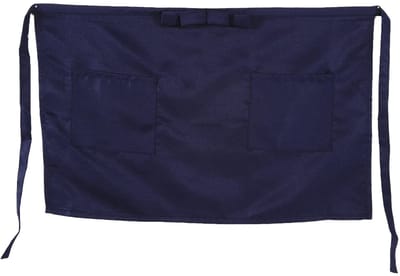 Dailygoods- Tailleschort met 2 Zakken - Halve Lengte - Oliebestendig - Unisex - Katoen/Polyester - Comfortabel en Makkelijk Schoon te Maken - Schort