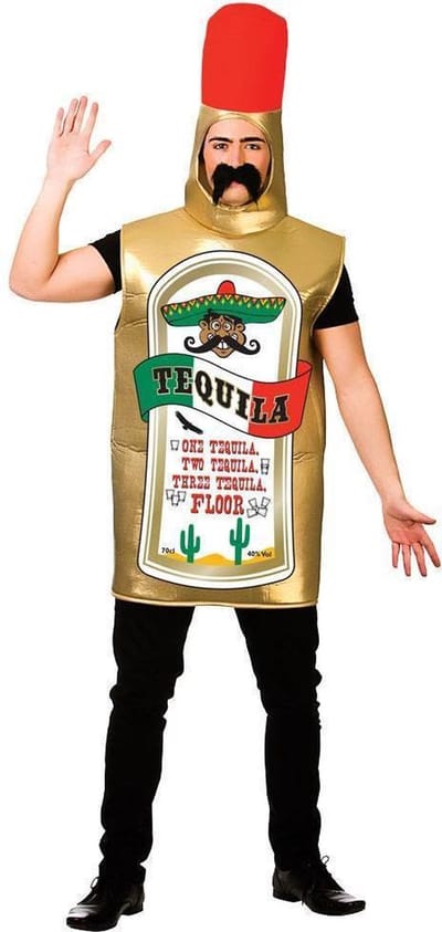 Tequila fles kostuum