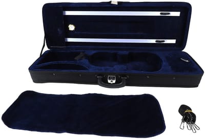 Dailygoods- Vioolkoffer 4/4 - Oxford-doek - Katoenen Voering - Waterdicht - Slijtvast - 78 cm Bescherming