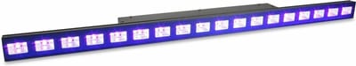 Blacklight - BeamZ LCB48 LED blacklight bar UV lamp met 18 krachtige UV LED's