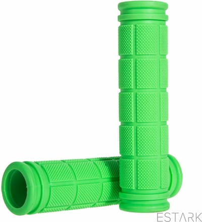 ESTARK® - Fietshandvatten - Handvatten - Universeel - Fiets – Mountainbike – Professioneel - Grips - Extra Grip – Fietshandvaten -Handvaten - Handig te monteren - Anti-slip – Fietsen – Stuur – Bikegrips – Rubber – Stevig - Groen