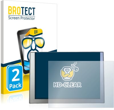 BROTECT - Screenprotector voor Siemens TP 900 Comfort INOX - Folie Beschermfolie transparant 2 Stuks