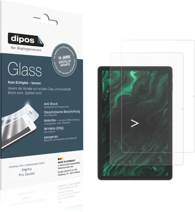 dipos – 2x Matte Pantserfolie geschikt voor Digma Pro Zenith | 9H Screenprotector