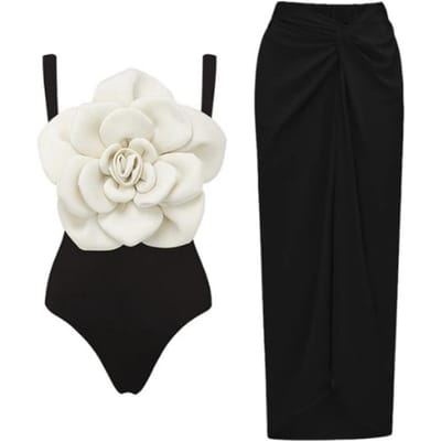 Maillot de bain une pièce sexy le plus récent pour femmes Kit de maillot de bain jupe en nylon M